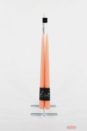 Bild von Tauchkerze, 40cm x 22mm - 1 Paar, peach nougat