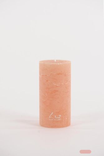 Bild von Rustic Zylinderkerze, 15cm x Ø50mm, nougat