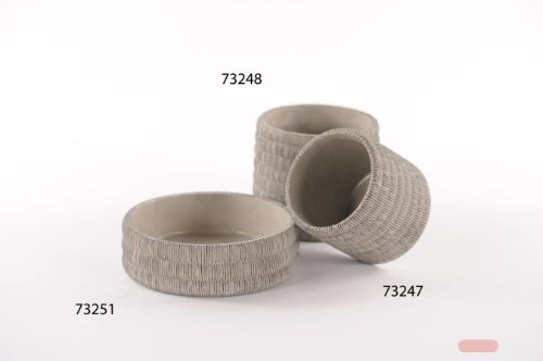 Bild von Schale, Ridgestone - Ø17x 5cm, zement