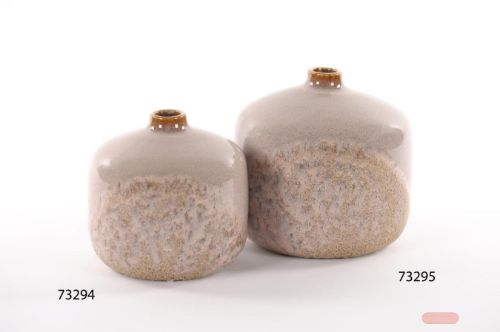 Bild von Vase, Glaze Keramik Ø20.5x 20m, lilac