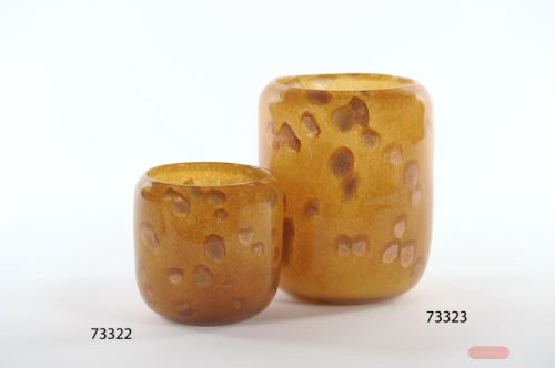 Bild von Glasvase, Harvest - Ø18x H22cm, gold
