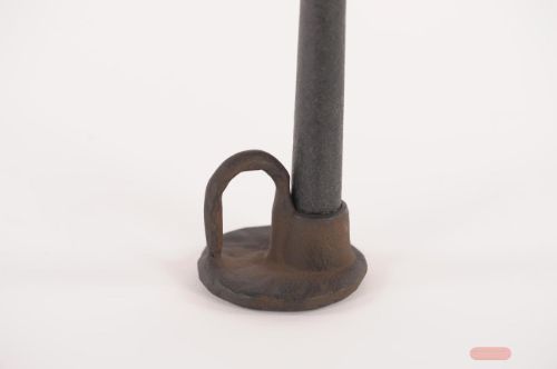 Bild von Spitzkerzenhalter, Antico - Alu Ø8x H6cm, schwarz