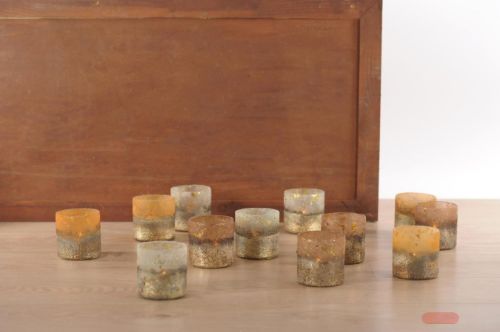 Bild von Windlicht, Votiv Sidabras - Ø8x H8cm, orchid ice