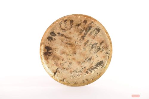 Bild von Schale, Goldflake Metall - Ø30x 2cm, old gold