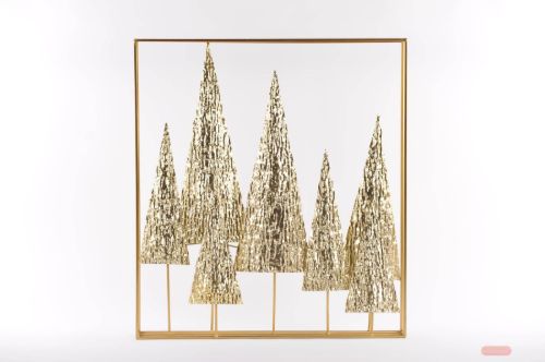 Bild von Bild, Tannen - - L68x 10x H75cm, bois d'or