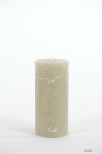 Bild von Rustic Zylinderkerze, 15cm x Ø70mm, eukalyptus