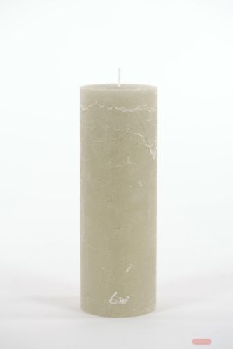 Bild von Rustic Zylinderkerze, 20cm x Ø70mm, eukalyptus