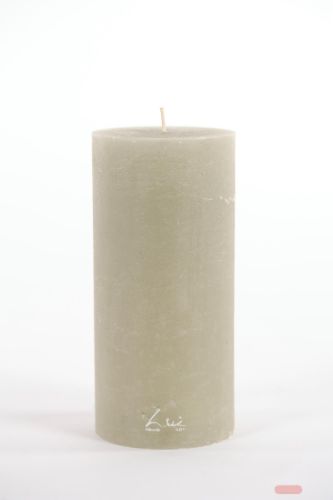 Bild von Rustic Zylinderkerze, 19cm x Ø90mm, eukalyptus