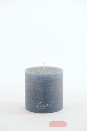 Bild von Rustic Zylinderkerze, 19cm x Ø90mm, ocean