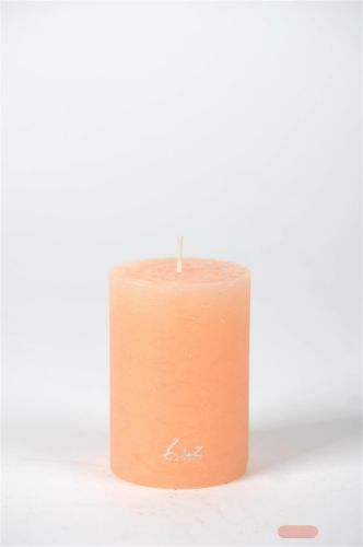 Bild von Rustic Zylinderkerze, 13cm x Ø90mm, aprikose