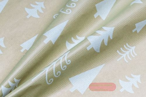 Bild von Blm-Papier,  75cm - Tannenbaum, salbei-weiss