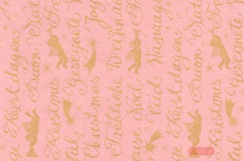 Bild von Blm-Papier,  75cm - Kalligraphie, terracotta-gold