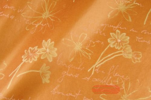 Bild von Blm-Papier,  75cm - Swinging Flowers, zimt
