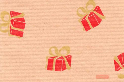 Bild von Blm-Papier,  50cm - ChristmasGifts, rot-silber