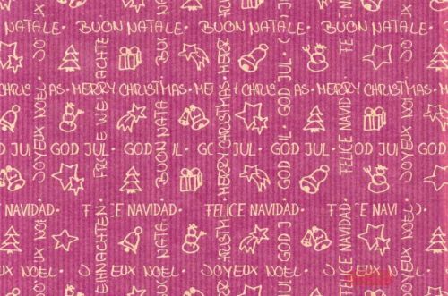 Bild von Blm-Papier, 100cm - Christmas Greetings, heidelbeere