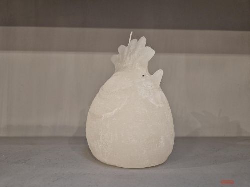 Bild von Kerzen Huhn gross, H17x Ø10cm, asparagus