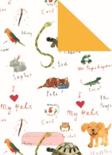 Bild von Rolle 200m x  70cm, Pets Tiere, bunt-weiss/orange