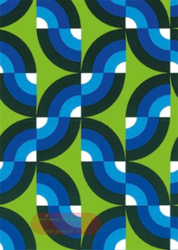 Bild von Rolle 200m x  70cm, Como, blau-grün