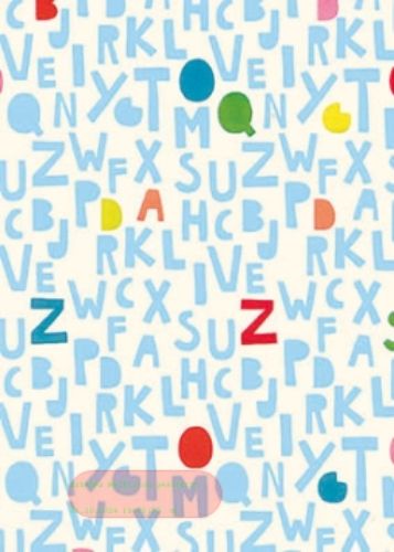 Bild von Rolle 200m x  70cm, Grammata, blau-weiss