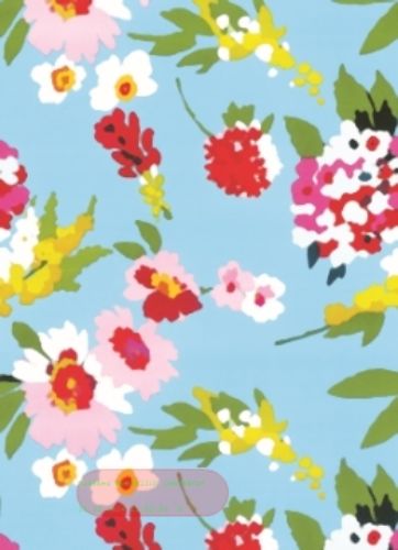 Bild von Rolle 200m x 100cm, Salerno Blumen, bunt