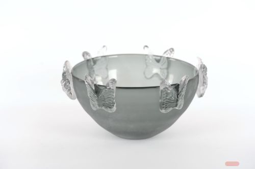 Bild von Glasschale, Mariposa - Ø32.5x H17.5cm, anthracite