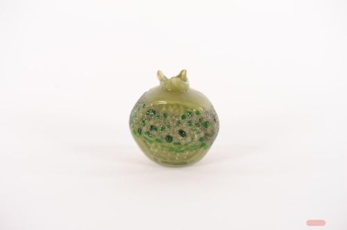 Bild von Glasvase, Excitement - Ø8.3x H8.5cm, spinach