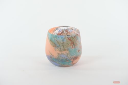 Bild von Glasvase, Windlicht Celesti - Ø16.5x H15.4cm, bunt