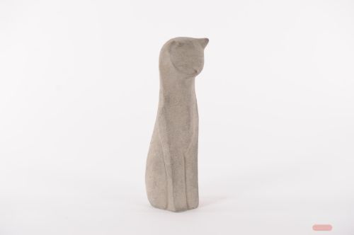 Bild von Katze Figaro - L11.3x 8.8x H30cm, zement