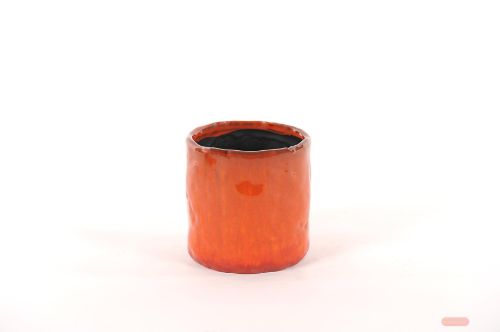 Bild von Blumentopf, Botanical Ø14x H14cm, mandarin red