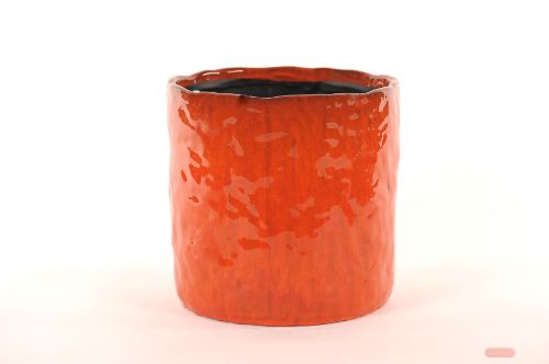 Bild von Blumentopf, Botanical Ø31x H31cm, mandarin red