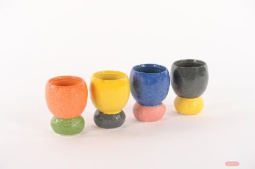 Bild von Blumentopf, Joyful Ø7.5x H9.5cm, 4 Farben mix.