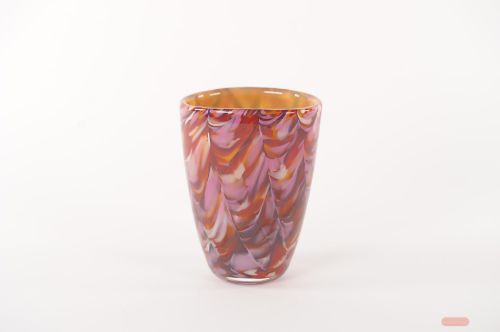 Bild von Glasvase, Funky Fleur L15x 12x H20cm, party pink