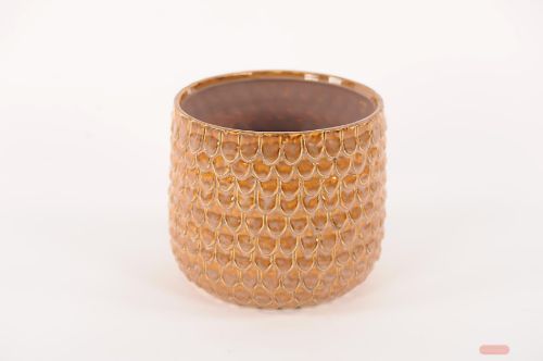 Bild von Blumentopf, Pinecone Keramik Ø17.3x H15.4cm, braun