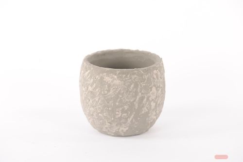 Bild von Blumentopf, Ardosa Zement Ø15.3x H12.8cm, grau