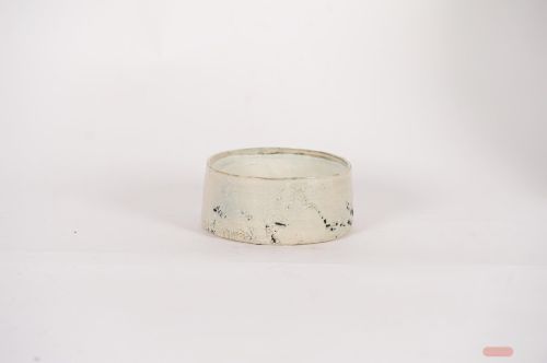 Bild von Blumenschale, Grooved Ø19x H8cm, grey/black