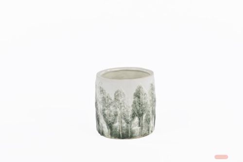 Bild von Blumentopf, Waldreich Keramik Ø10.5x H10.5cm, grün