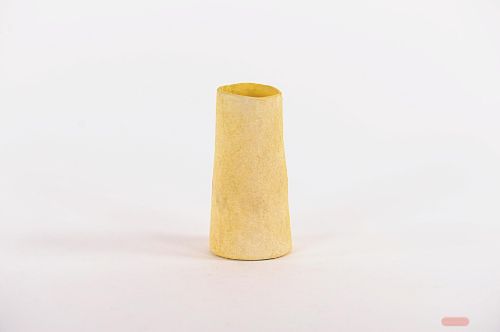 Bild von BlumenVase, Rustic beauty Ø10x H21cm, lemon drop