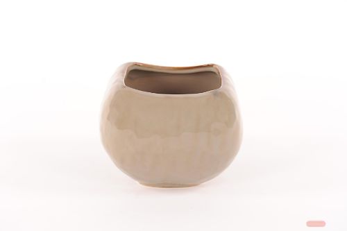Bild von Blumentopf, Cuadrado Keramik Ø18x H13.6cm, h'grau