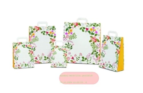 Bild von Tasche, B22+10x H29cm Summer, bunt-gelb