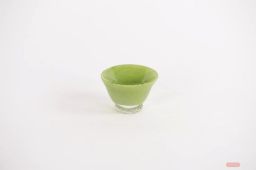 Bild von Votiv Glasschale, Coquette - Ø8.5x H6.3cm, grün