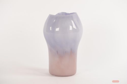 Bild von Glasvase, Dualis - Ø22.9x H36cm, lavendel/pink