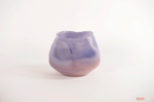 Bild von Glasvase, Dualis - Ø22.8x H18.1cm, lavendel/pink