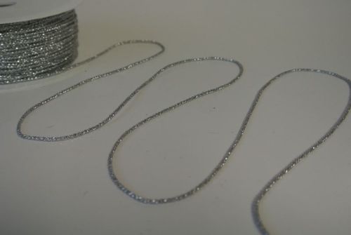 Bild von Band 100m/  2mm, Kordel, silber