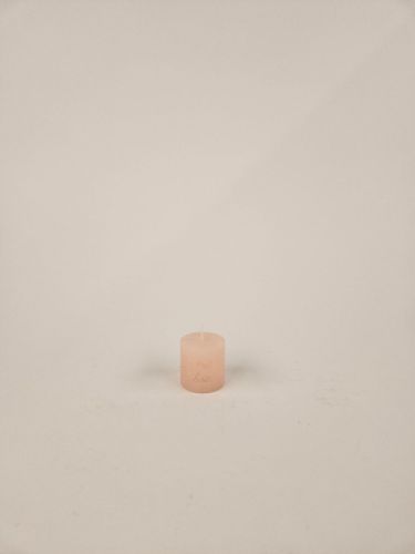 Bild von Rustic Zylinderkerze,   5cm x Ø50mm, sepia rose