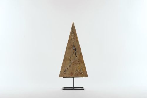 Bild von Tannenbaum, Holz L30x 8.5x H56cm, sparkling pine