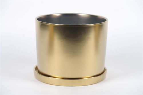 Bild von Blumentopf, Trou Keramik Ø31.5x H25.3cm, gold