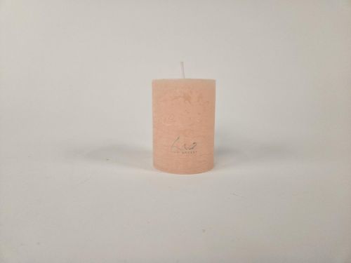Bild von Rustic Zylinderkerze, 10cm x Ø70mm, sepia rose