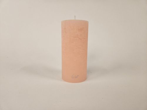 Bild von Rustic Zylinderkerze, 20cm x Ø70mm, sepia rose