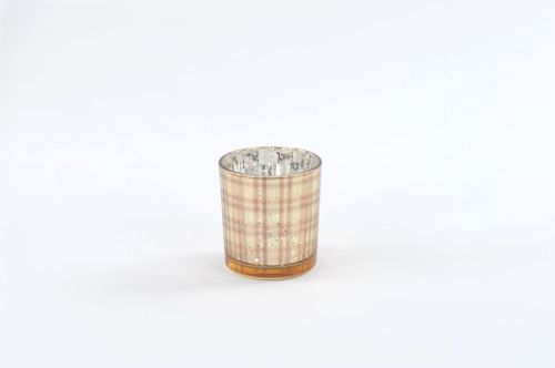 Bild von Windlicht Votiv, Ecossais Ø7.3x H8cm, gold