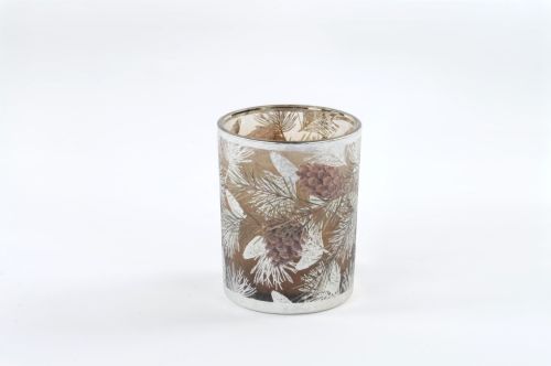 Bild von Windlicht Votiv, Pineapple Ø10x H12.5cm, bunt